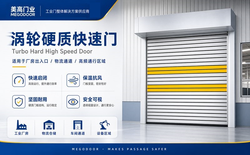 车间物流门怎么选？美高门业推荐涡轮硬质快速门插图1