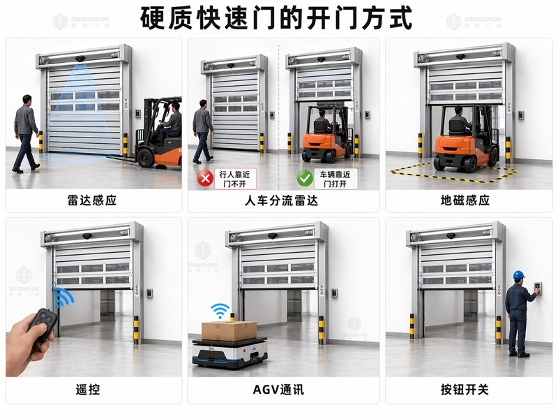 化妆品仓库为什么选择硬质快速门？插图2
